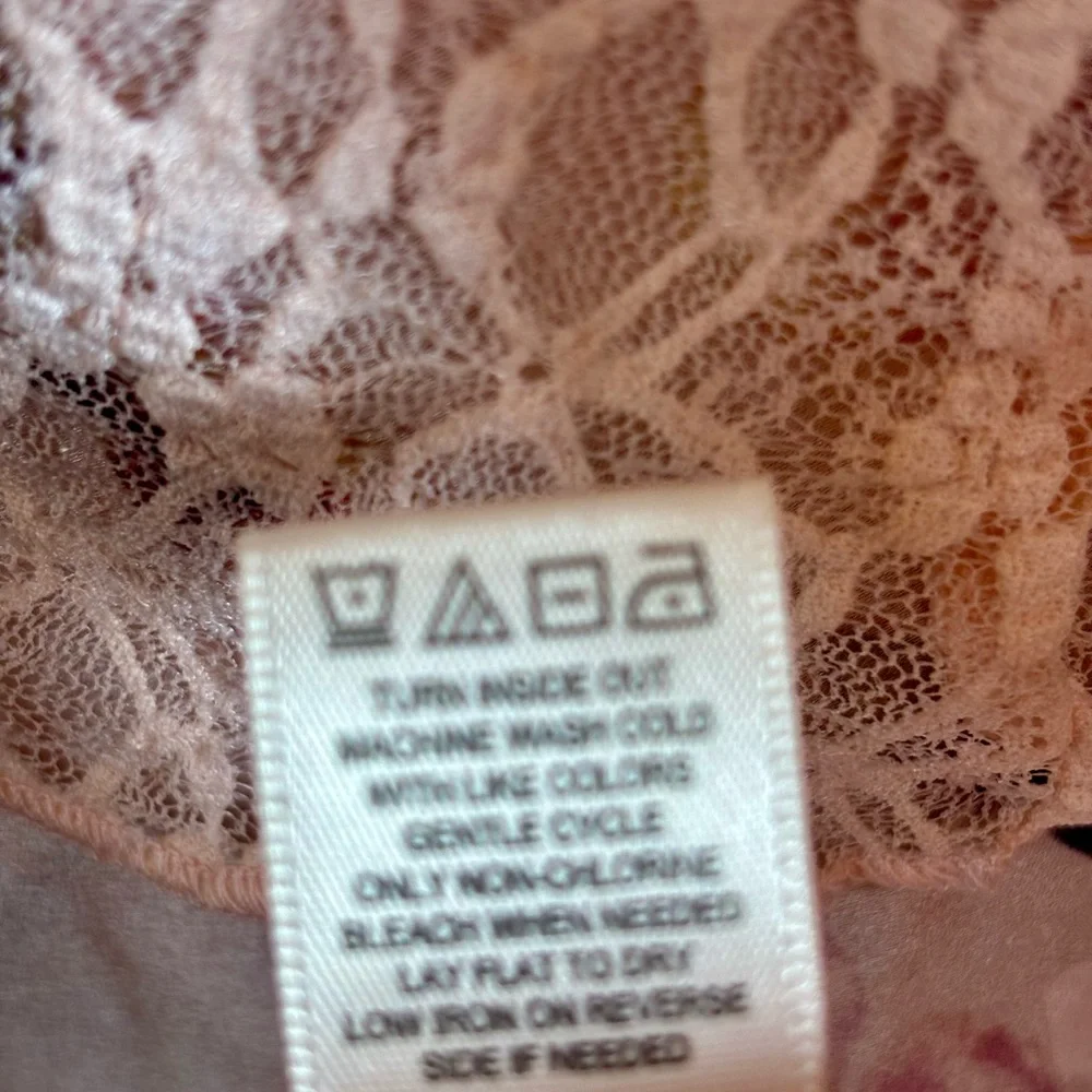 NWT Thirty Thirty Floral blush pink maxi dress with lace shrug - S - Picture 11 of 12